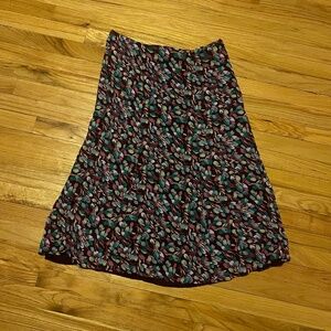 David Brooks patterned midi skirt